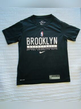 Nike NBA Black Brooklyn Basketball Tee
